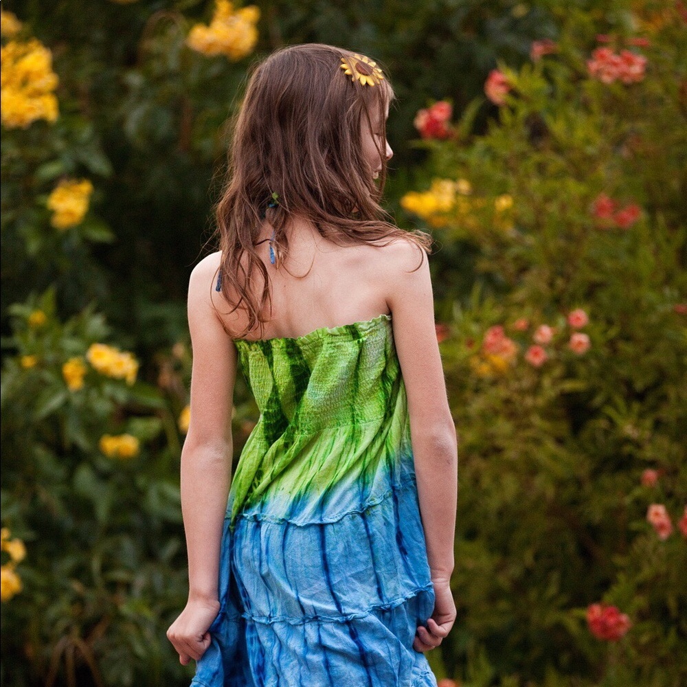 Tie Dye Halter Dress - Picture 5 of 7